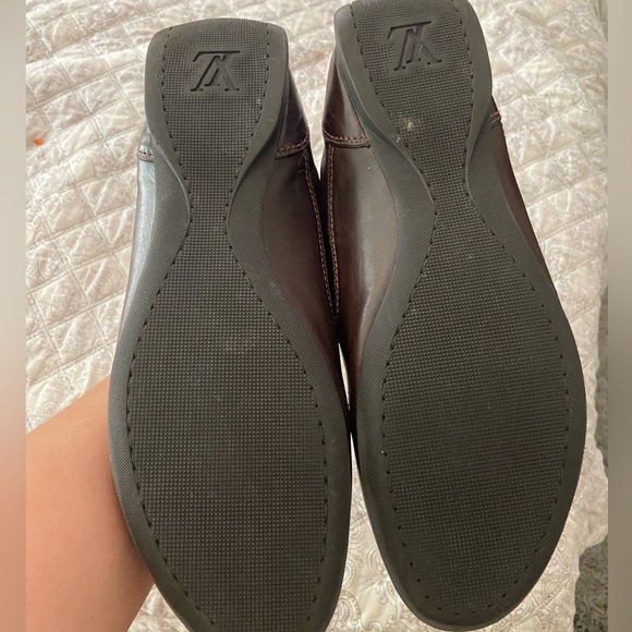 Louis Vuitton brown monagram leather lace sneaker - Picture 4 of 4